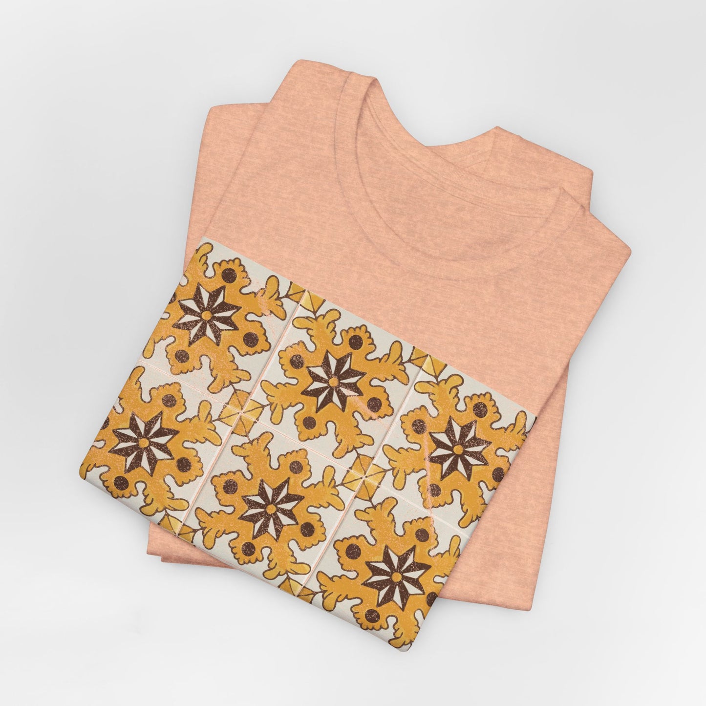 T-shirt Afset Essid Jaune / Pattes de Lion Jaune