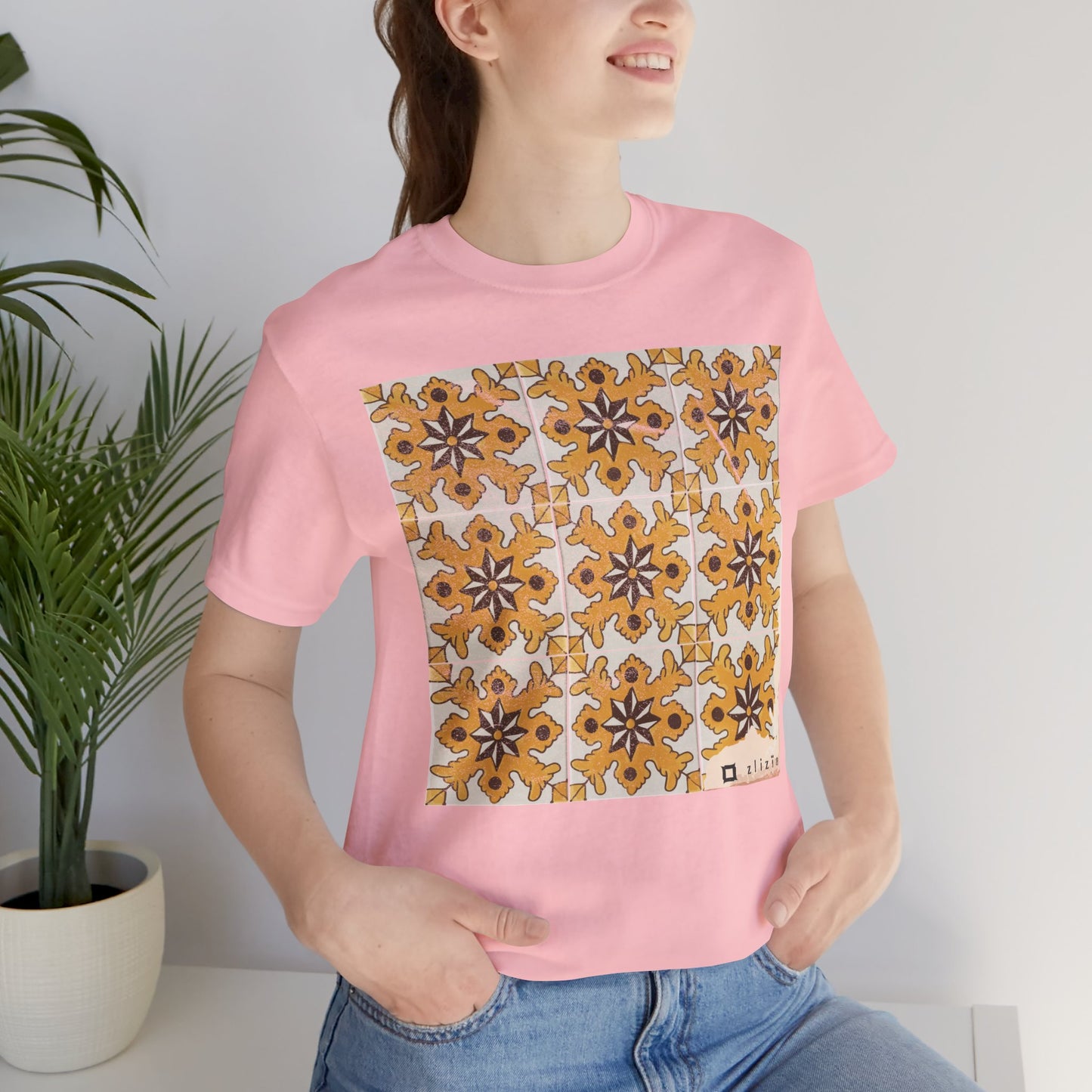 T-shirt Afset Essid Jaune / Pattes de Lion Jaune
