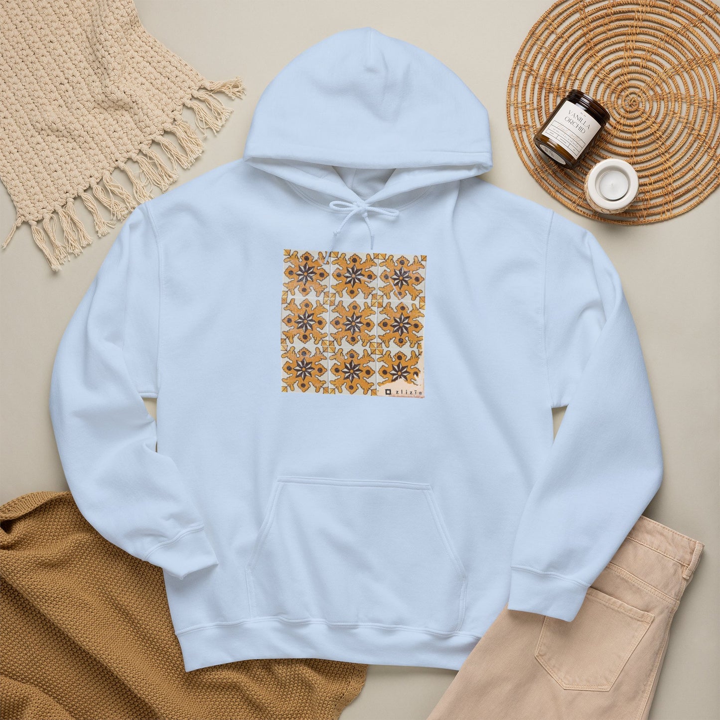 Afset sid Jaune Vintage Hoodie