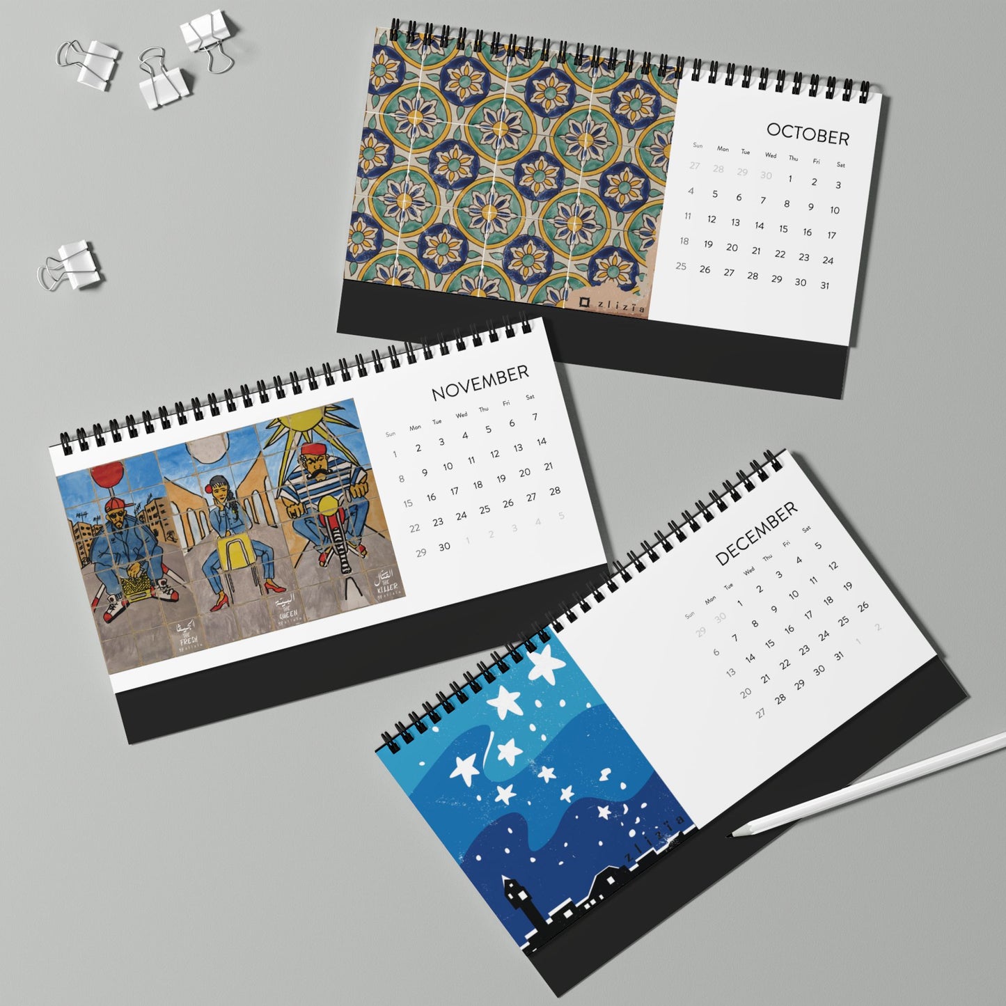 Zlizia - Calendrier Bureau