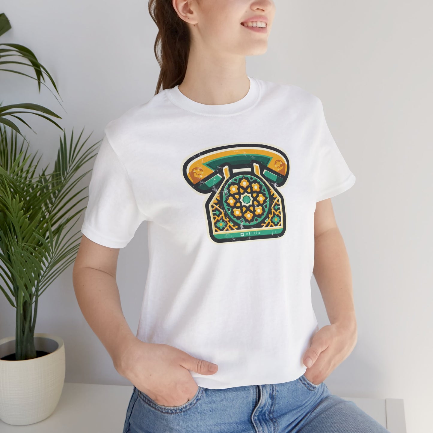 T-shirt Téléphone Vintage