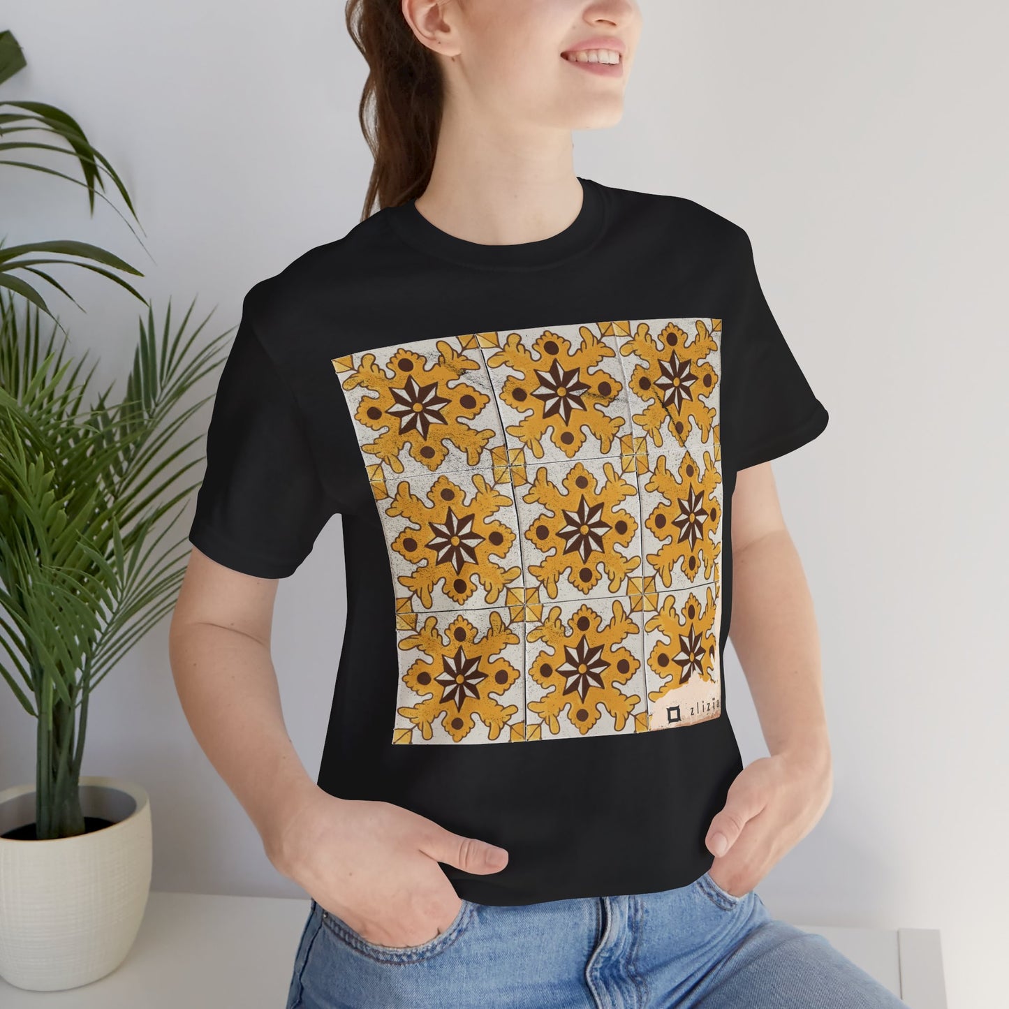 T-shirt Afset Essid Jaune / Pattes de Lion Jaune