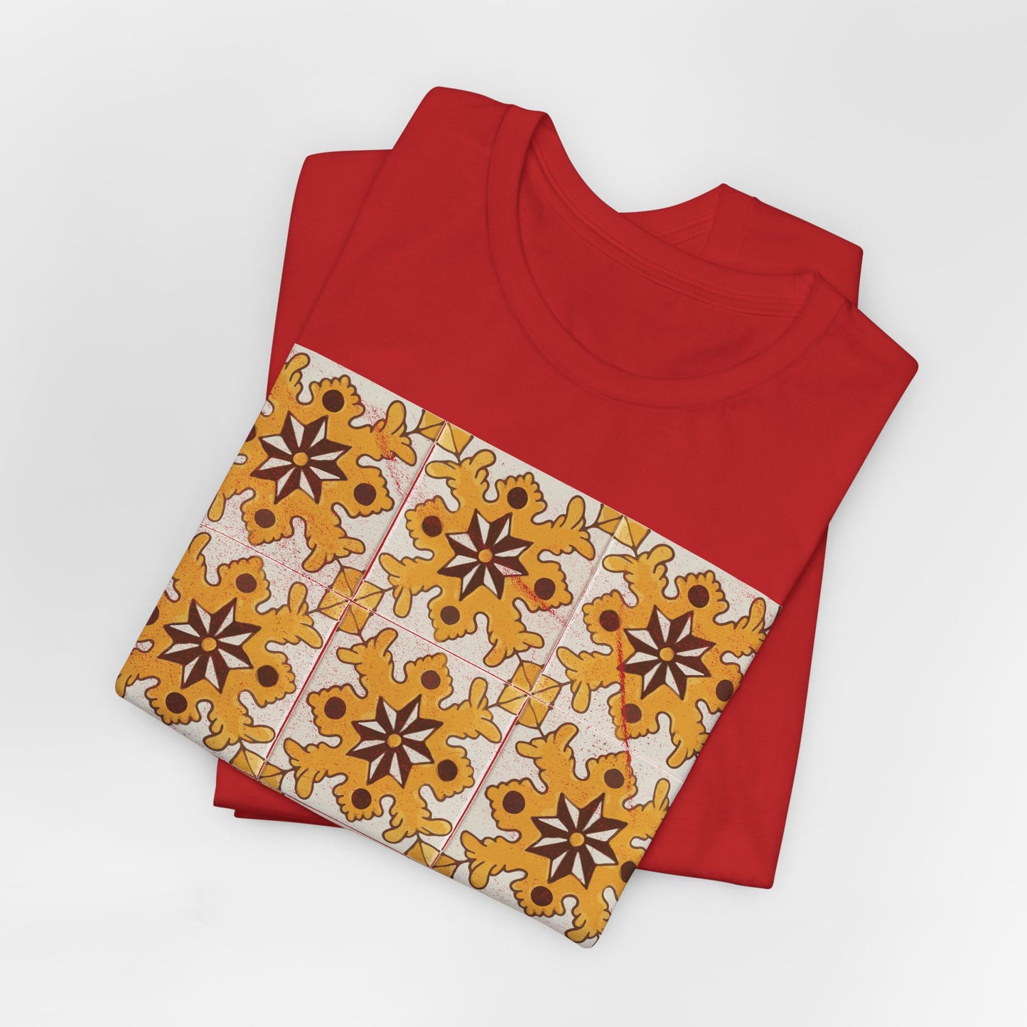 T-shirt Afset Essid Jaune / Pattes de Lion Jaune