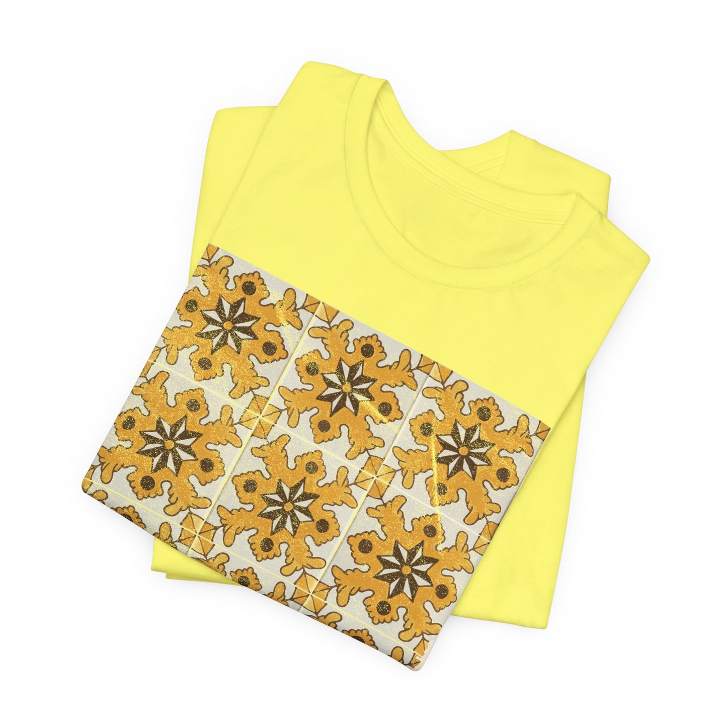T-shirt Afset Essid Jaune / Pattes de Lion Jaune