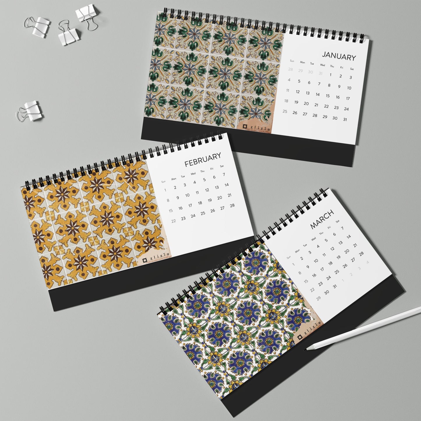 Zlizia - Calendrier Bureau