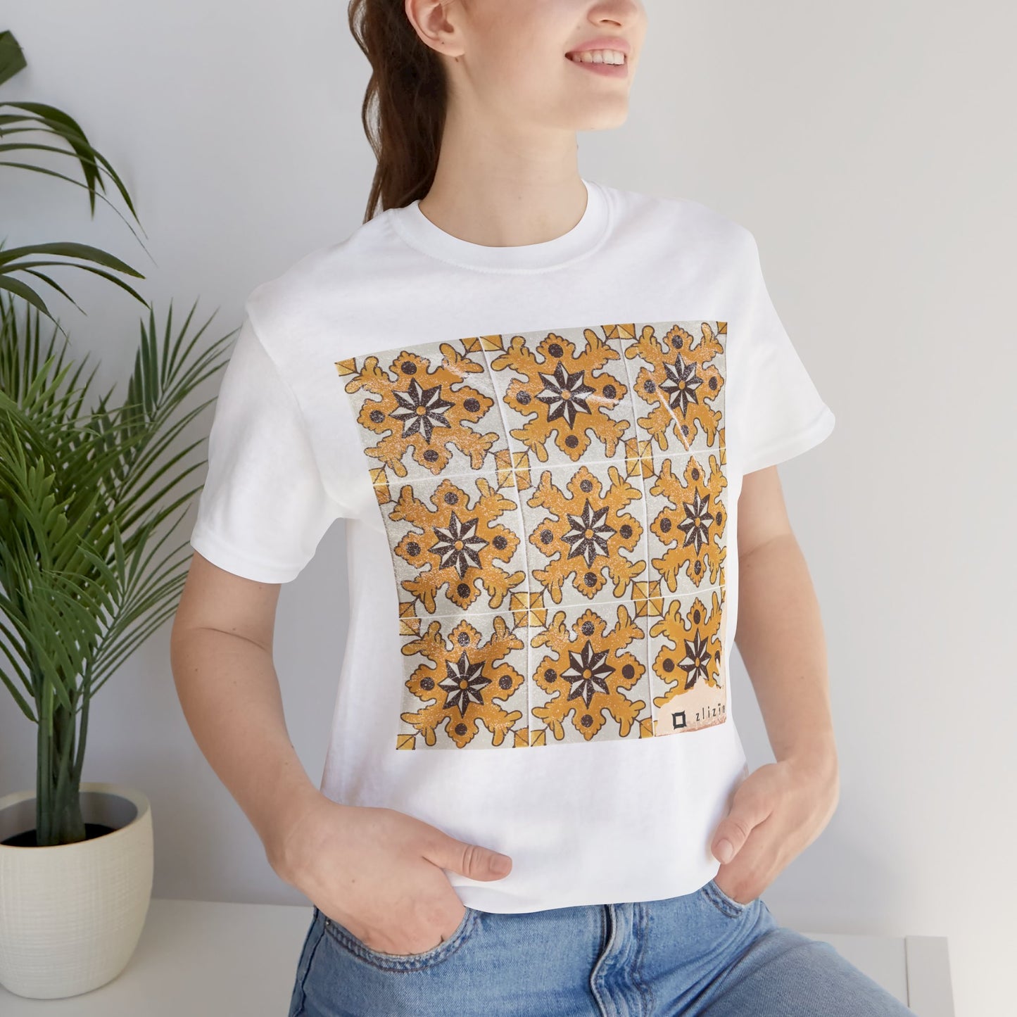 T-shirt Afset Essid Jaune / Pattes de Lion Jaune