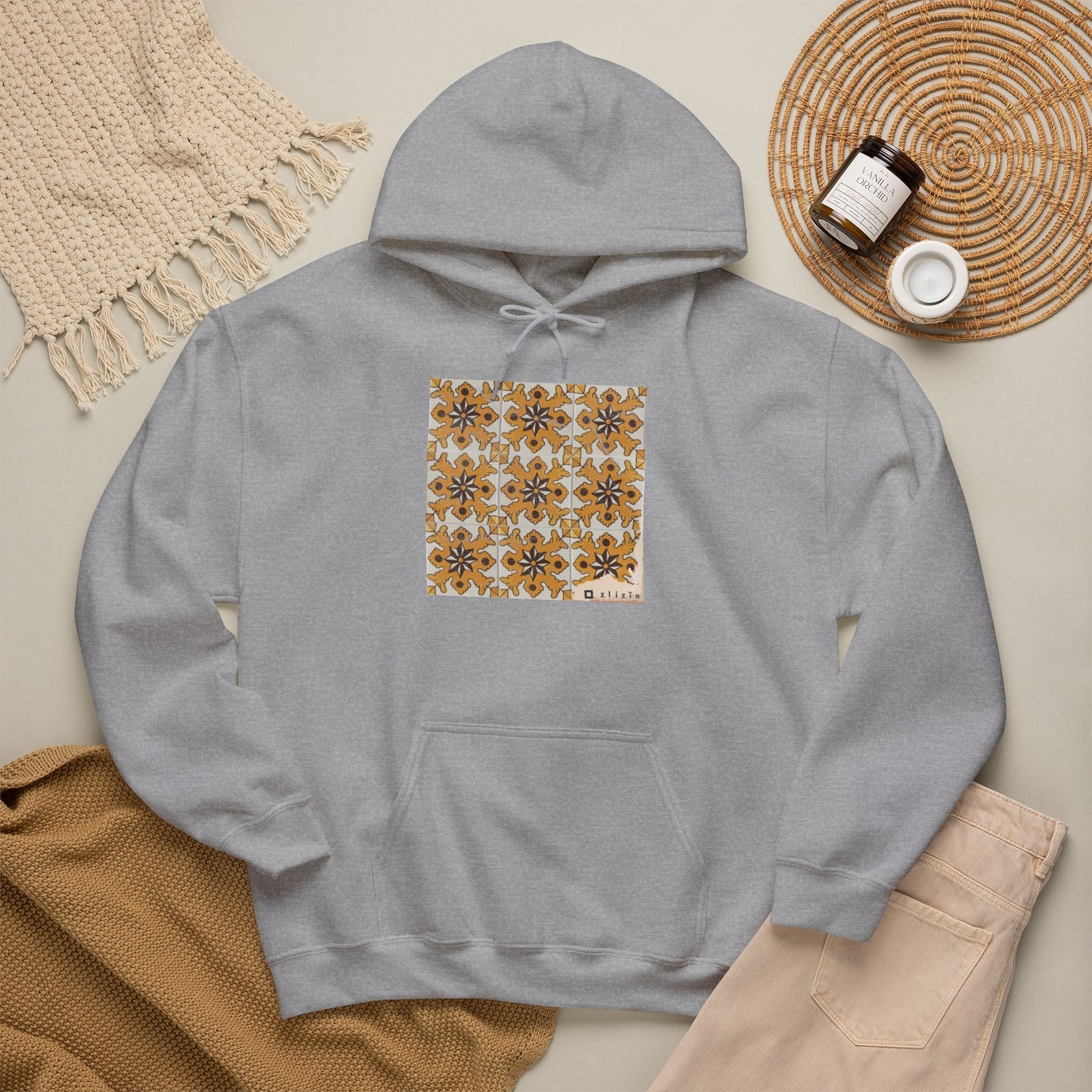 Afset sid Jaune Vintage Hoodie