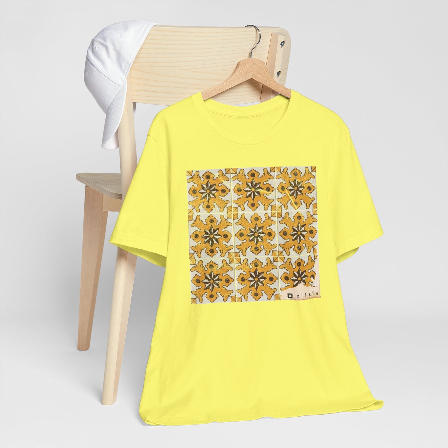 T-shirt Afset Essid Jaune / Pattes de Lion Jaune