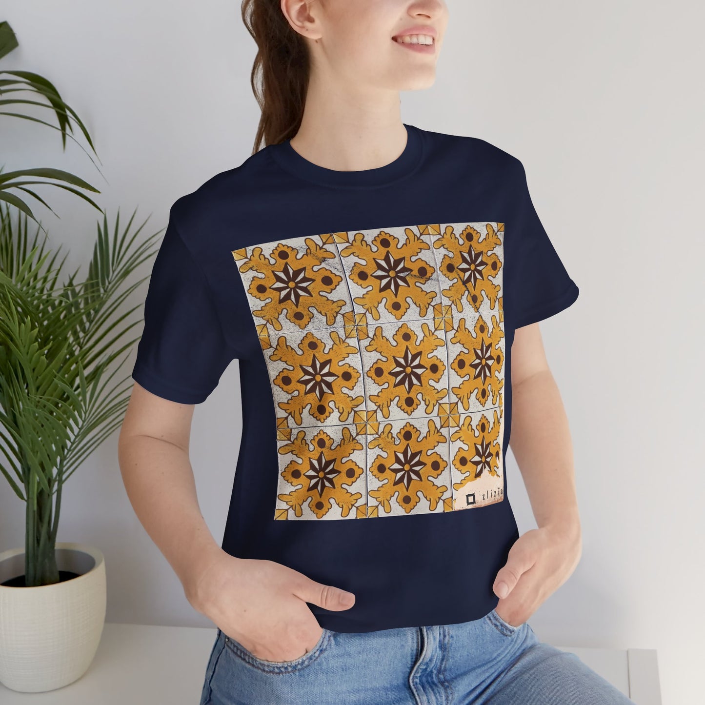 T-shirt Afset Essid Jaune / Pattes de Lion Jaune