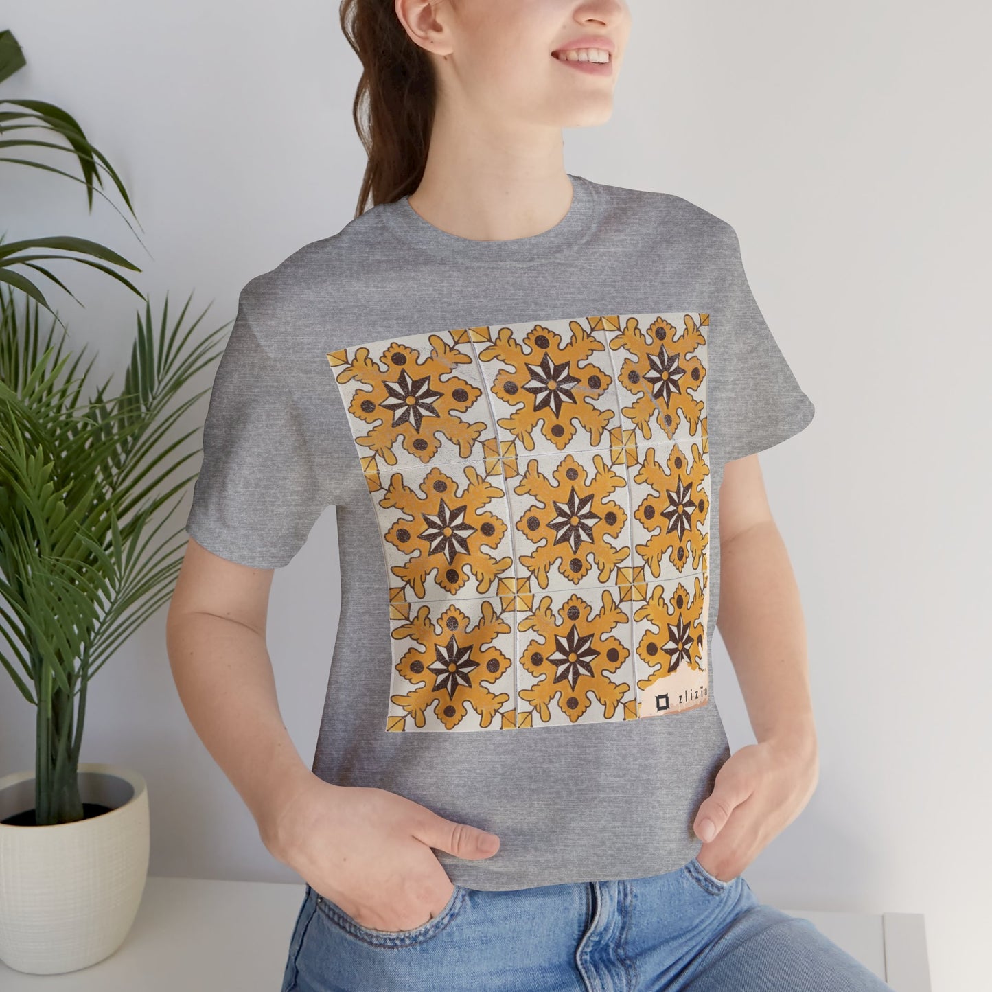 T-shirt Afset Essid Jaune / Pattes de Lion Jaune