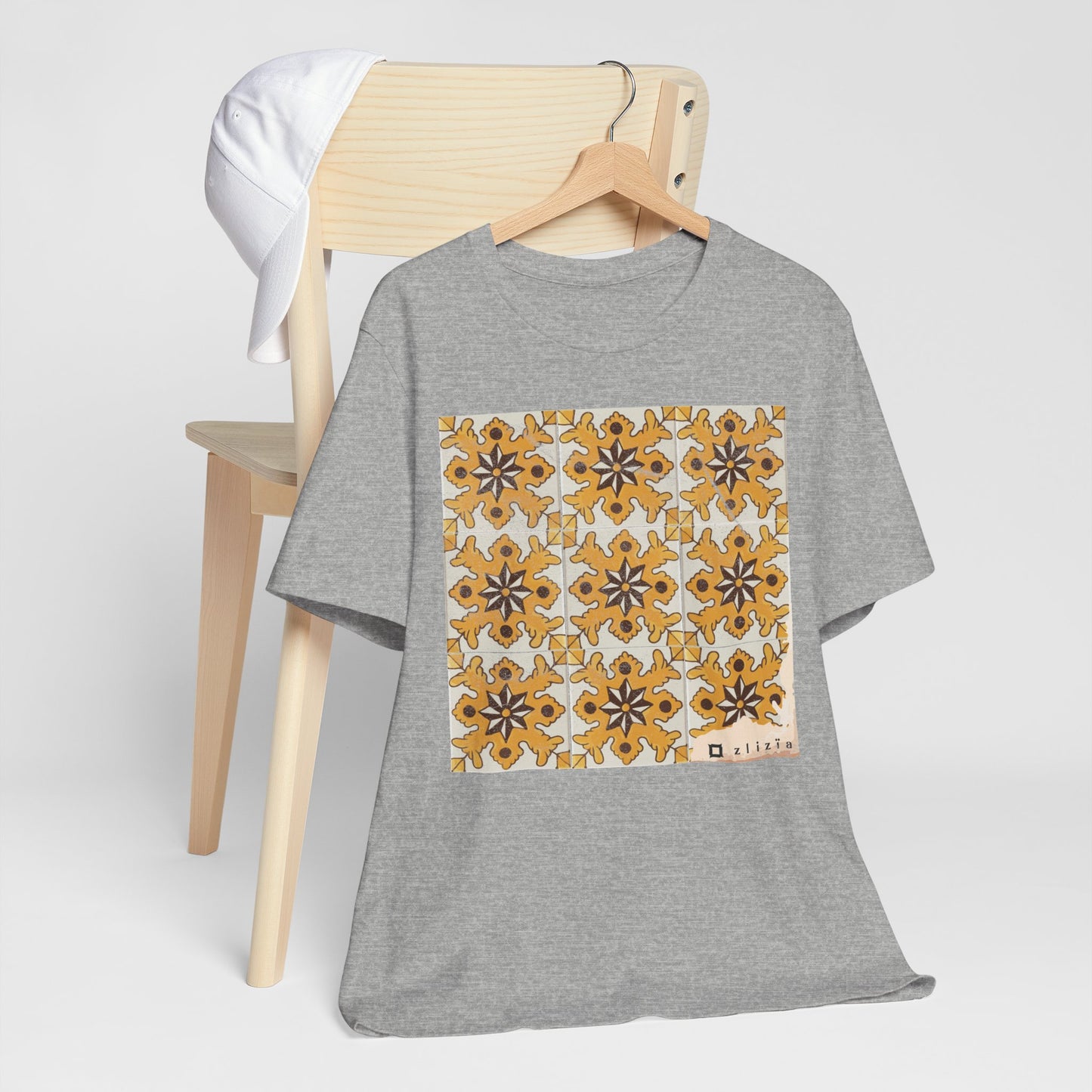 T-shirt Afset Essid Jaune / Pattes de Lion Jaune