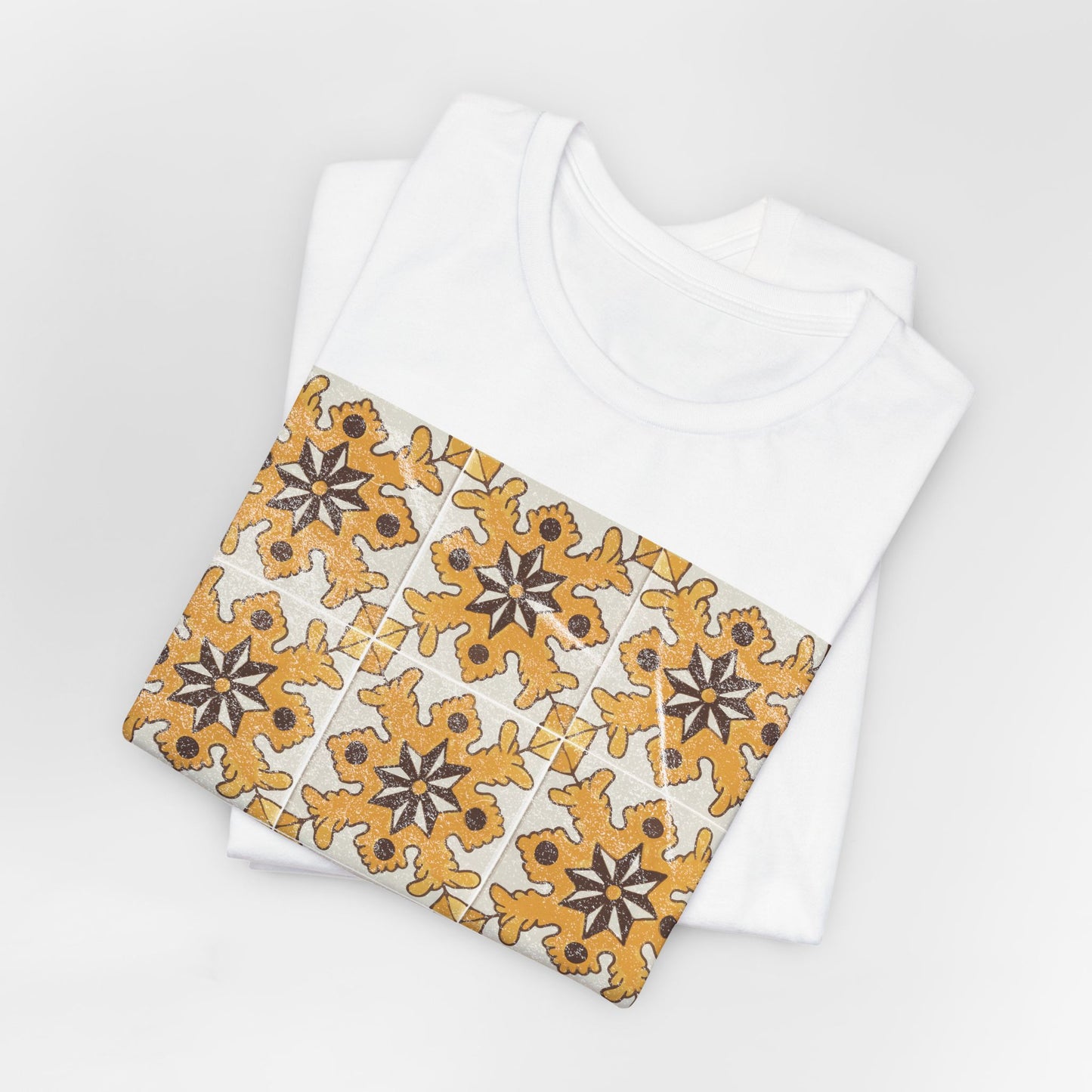 T-shirt Afset Essid Jaune / Pattes de Lion Jaune