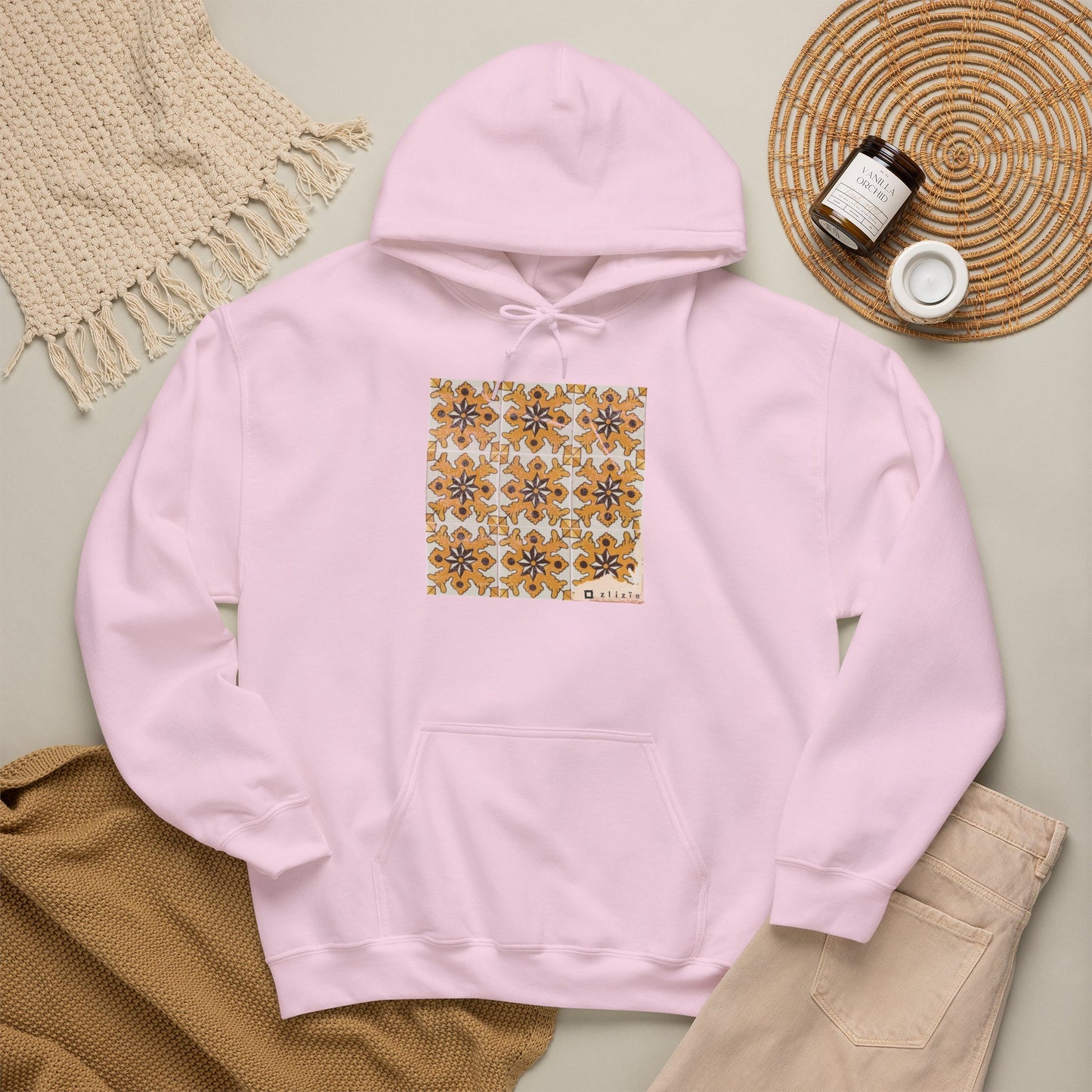 Afset sid Jaune Vintage Hoodie