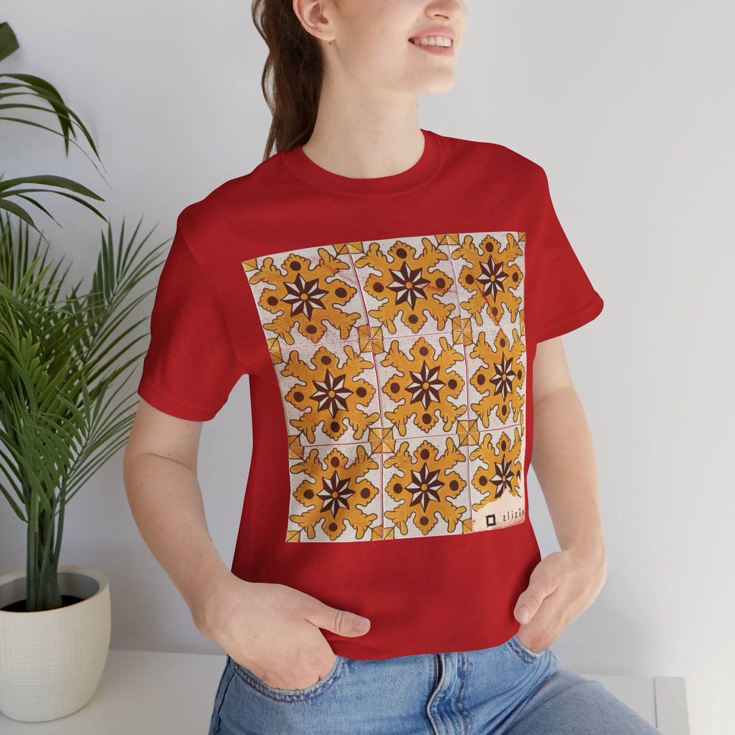 T-shirt Afset Essid Jaune / Pattes de Lion Jaune
