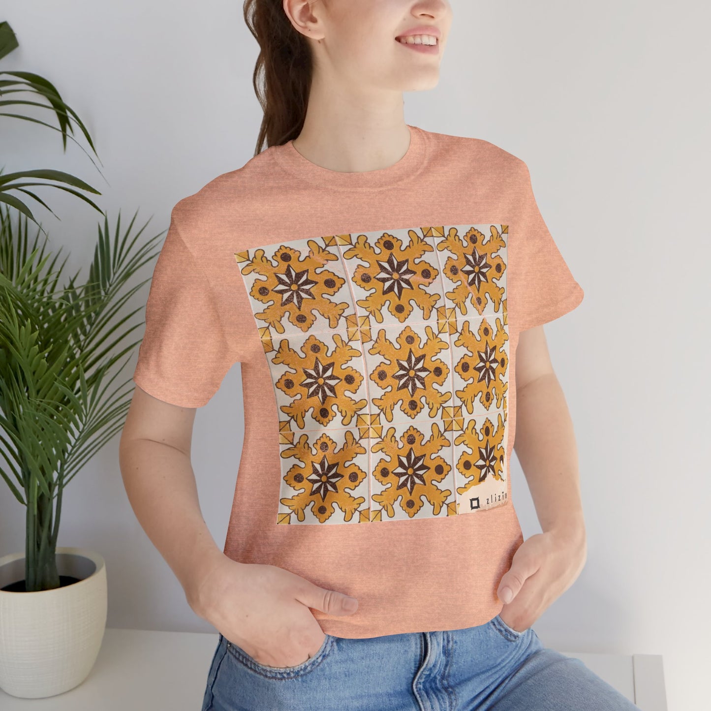 T-shirt Afset Essid Jaune / Pattes de Lion Jaune
